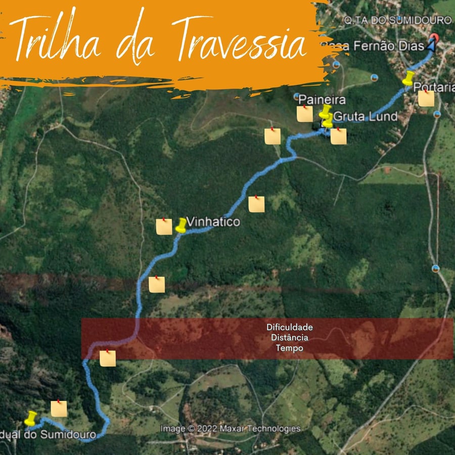 Mapa da Trilha