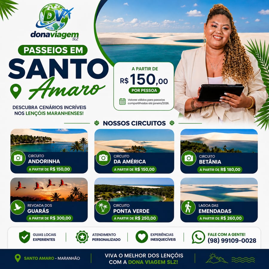 EXPERIÊNCIAS EM SANTO AMARO MA
