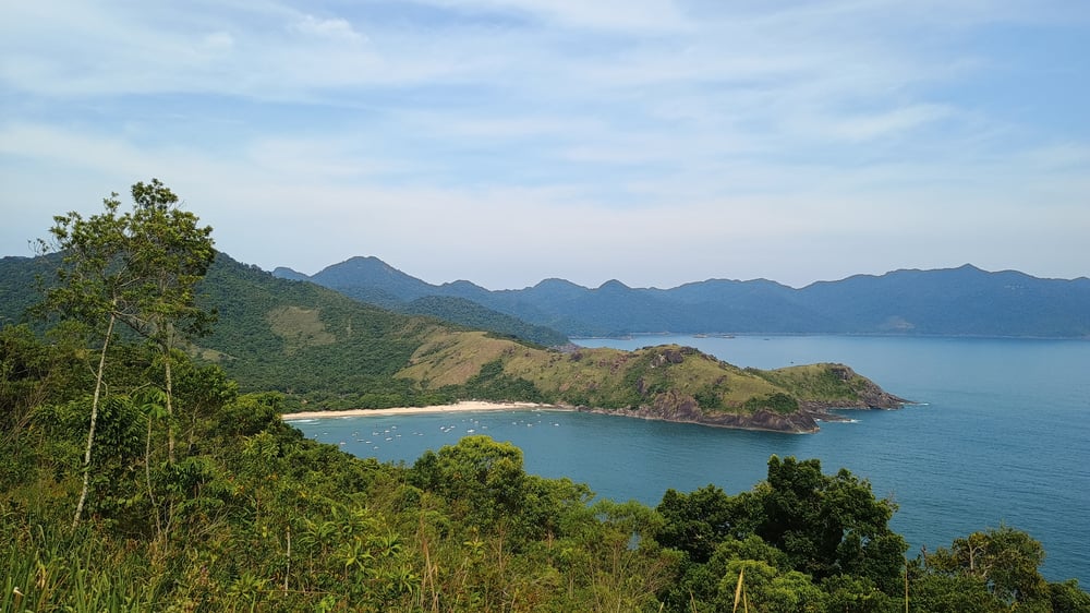 Vista da Chegada ao Bonete - Parque Estadual de Ilhabela