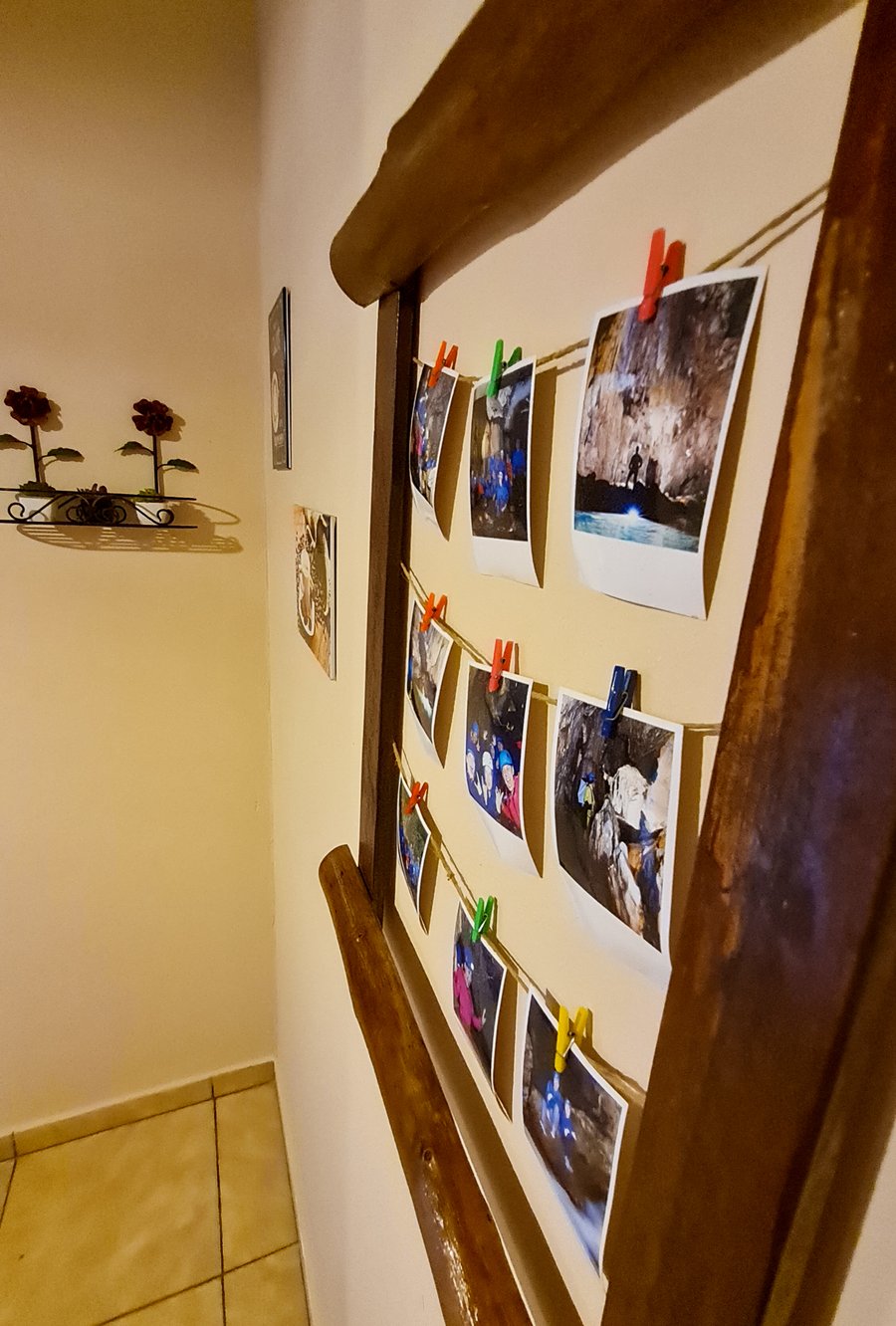 Detalhe em cada acomodação