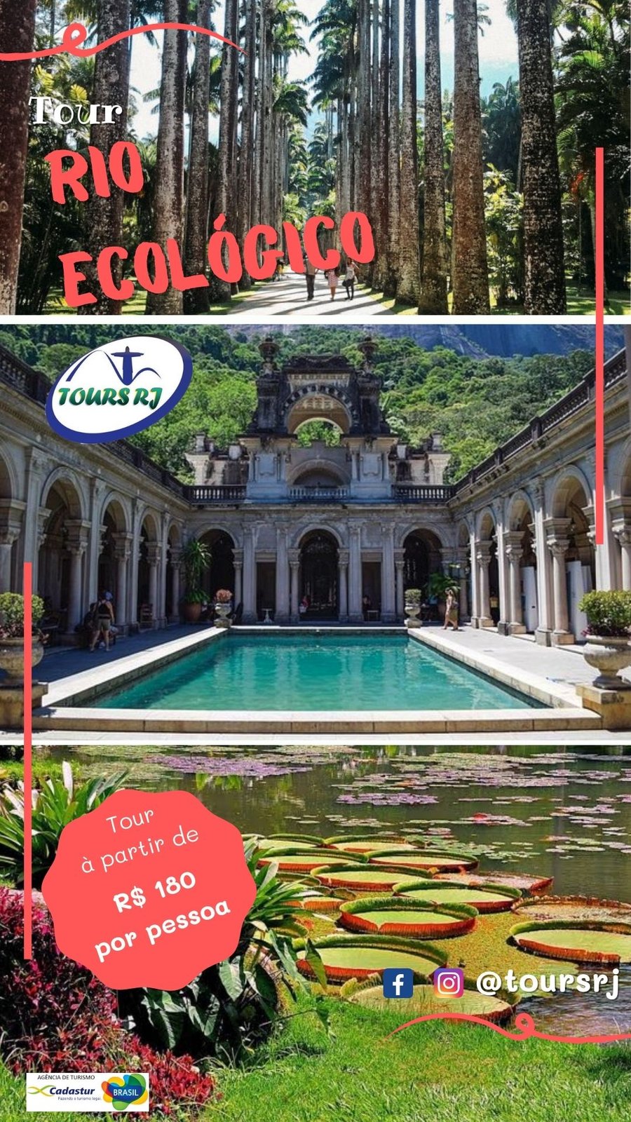 RIO ECOLÓGICO: Jardim Botânico + Parque Laje