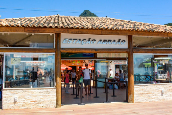 Ponto de embarque em Ilha Grande - Estação Abraão