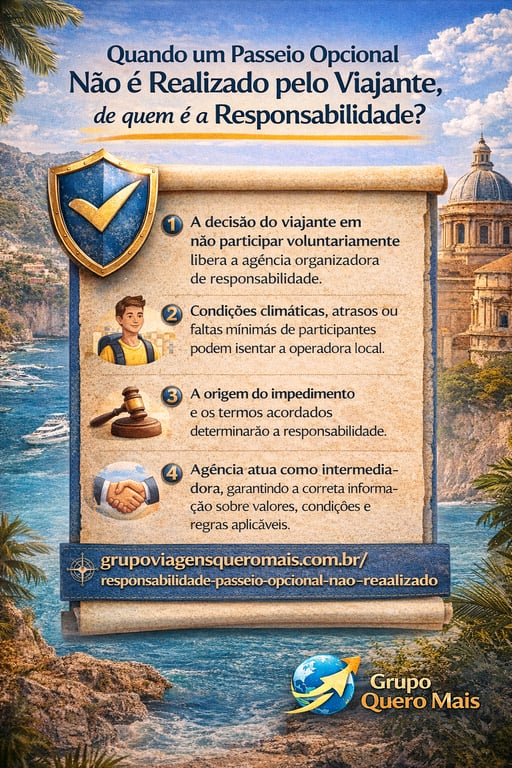 Viajar com orientação profissional é ter suporte