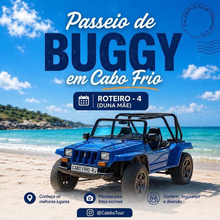 Passeio de Buggy em Cabo Frio - Roteiro 4: Duna Mãe