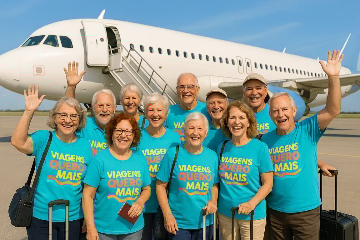 Viajar com grupo de amigos 