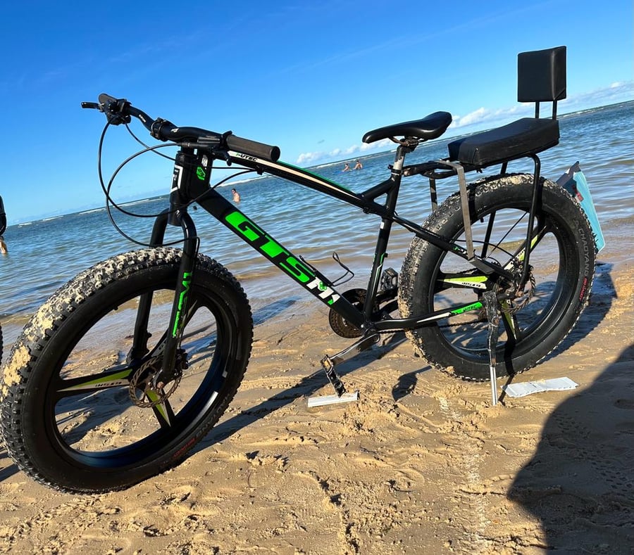 Fat bike com garupa