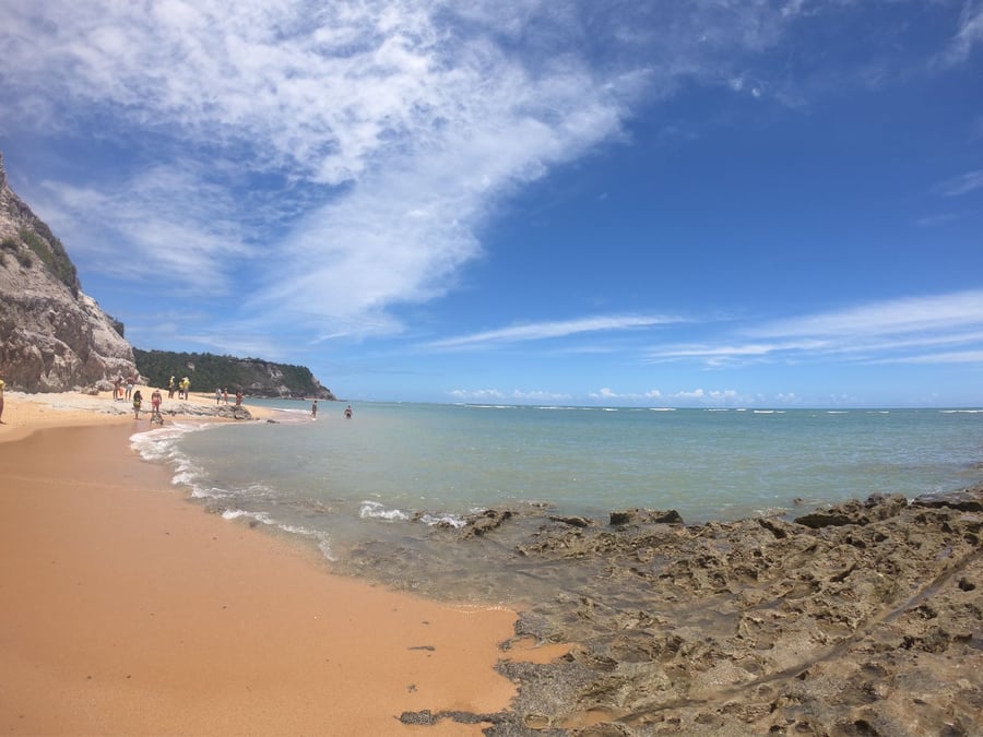 Praia do amor na praia do espelho