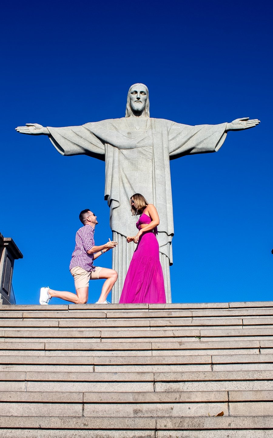 Pedido de Casamento no Cristo um momento inesquecível!