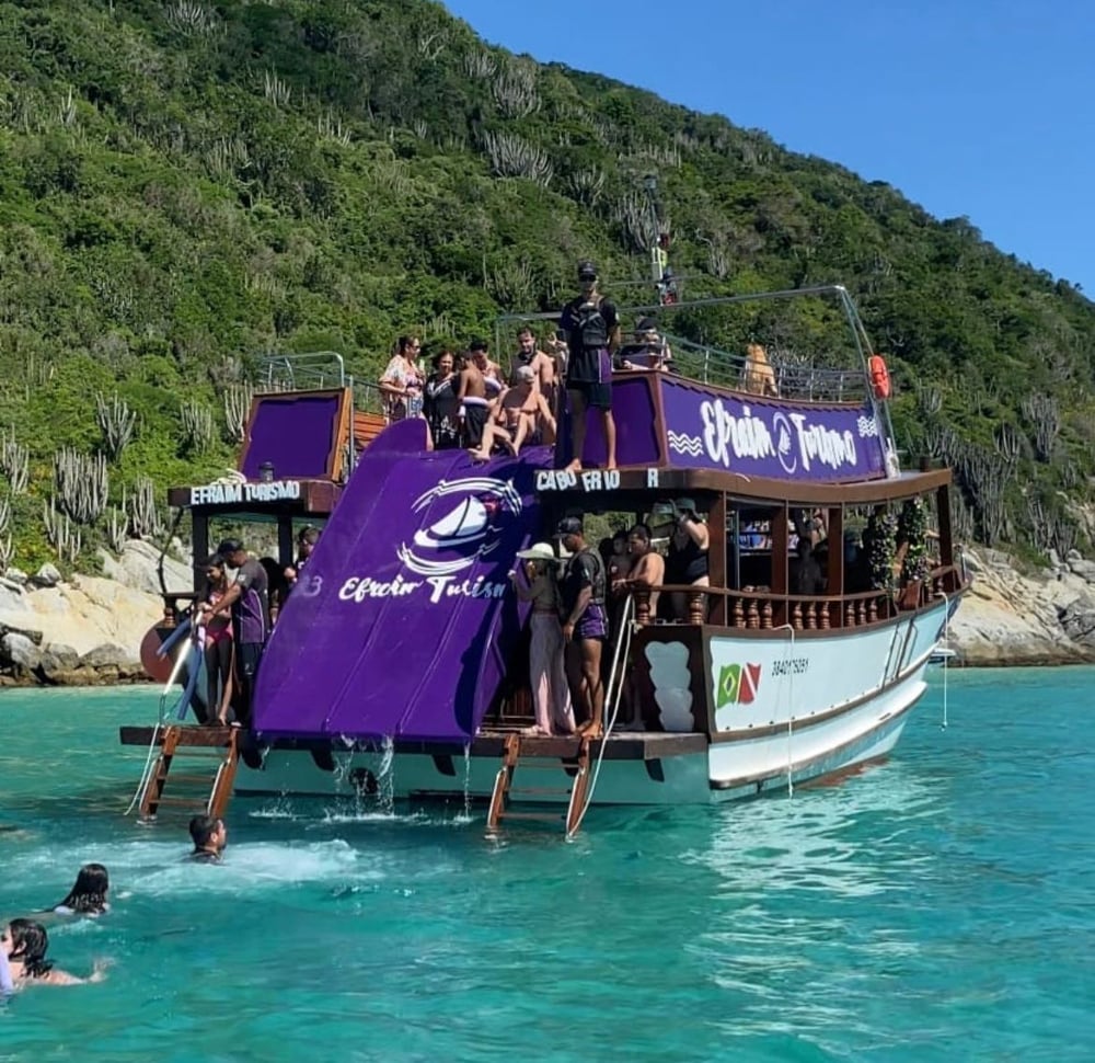 PASSEIO DE ARCO COM TOBOÁGUA 