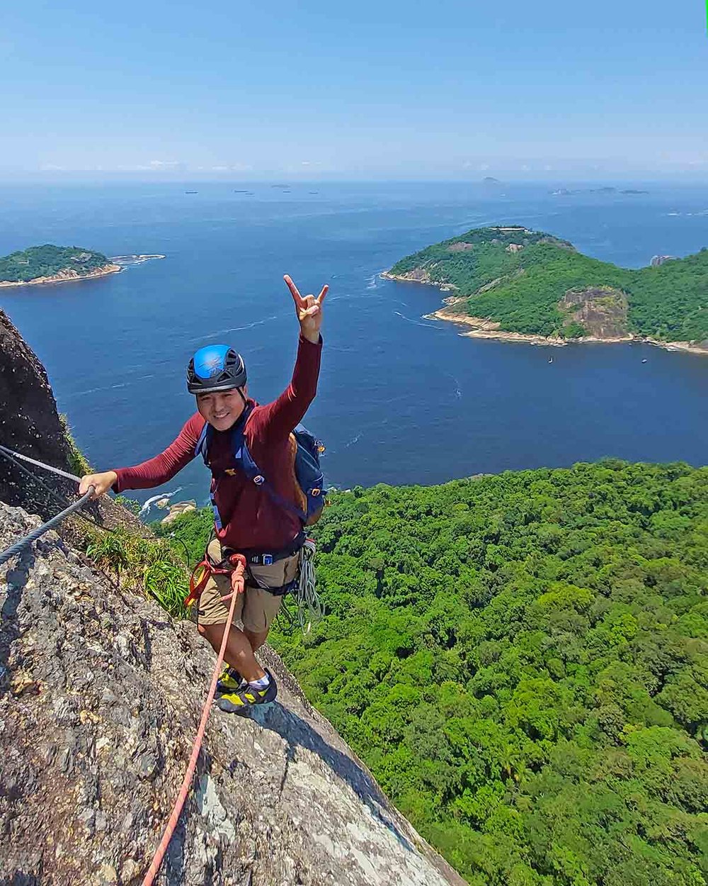 CEPI, VIA FERRATA DE ESCALADA NO PÃO DE AÇÚCAR - URCA