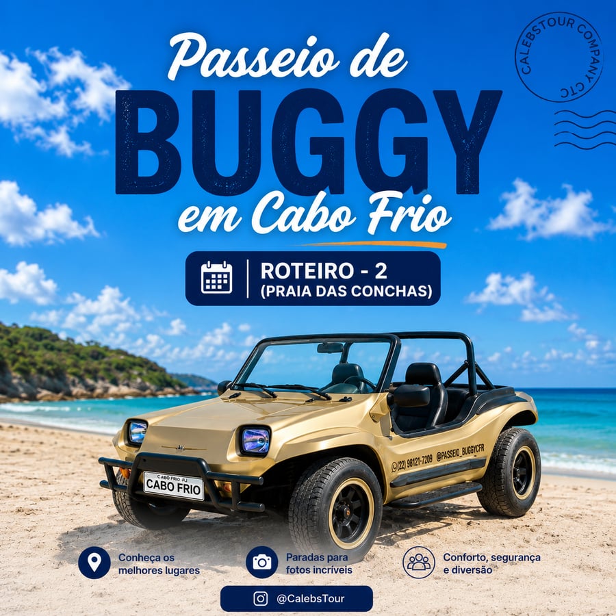 Passeio de Buggy em Cabo Frio - Roteiro 2:  Cancún 