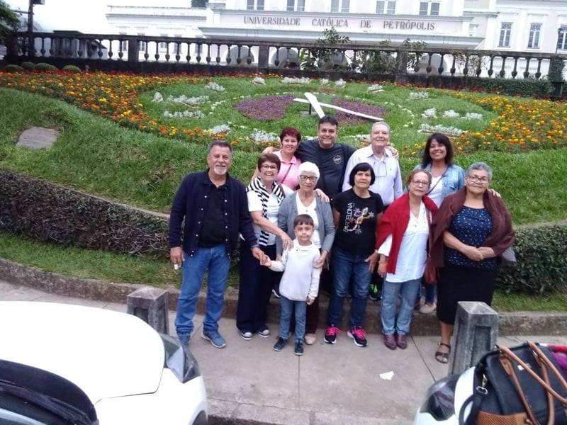 Relógio de Flores, Natal Luz - Petrópolis - Grupo Familia Morgado - Dez 2019