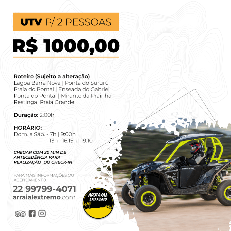 Passeio de UTV 