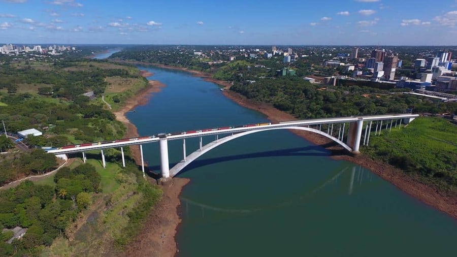 Ponte de Amizade - Fronteira Brasil e Paraguai