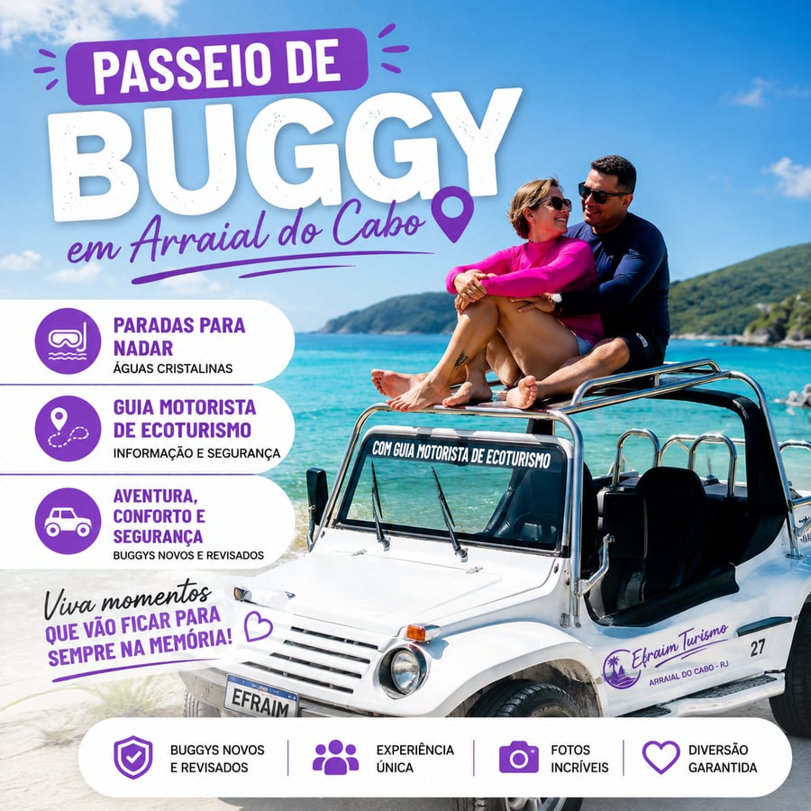 Passeio de buggy Arraial do Cabo 