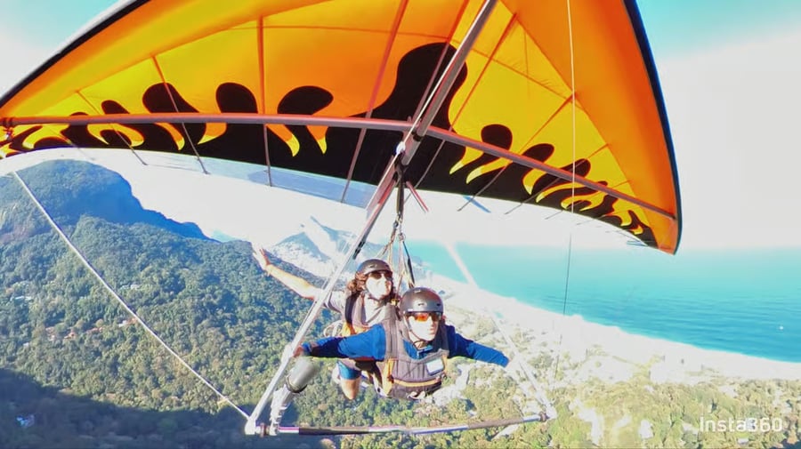 Voo de asa delta no Rio de Janeiro com instrutor - foto 12