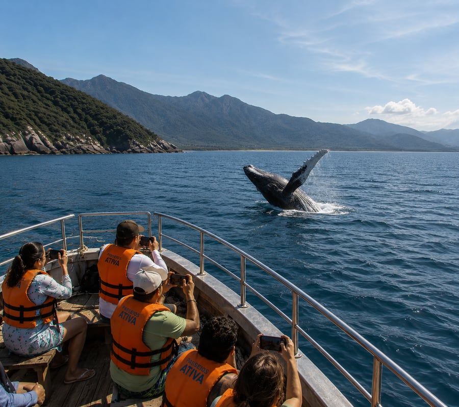 Baleia em Arraial do Cabo