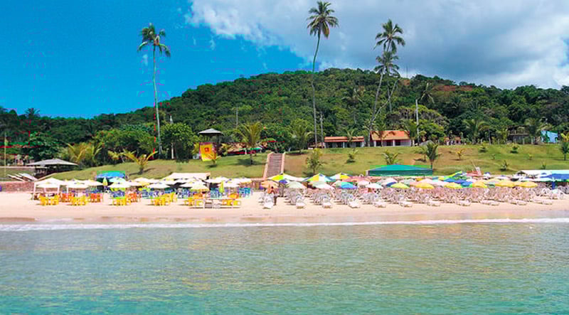 Passeio de Escuna diário só Ilha dos Frades praia Ponta de Nossa Senhora