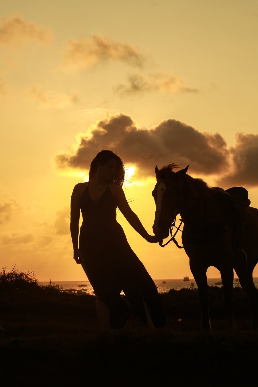 Cavalgada em Fernando de Noronha.