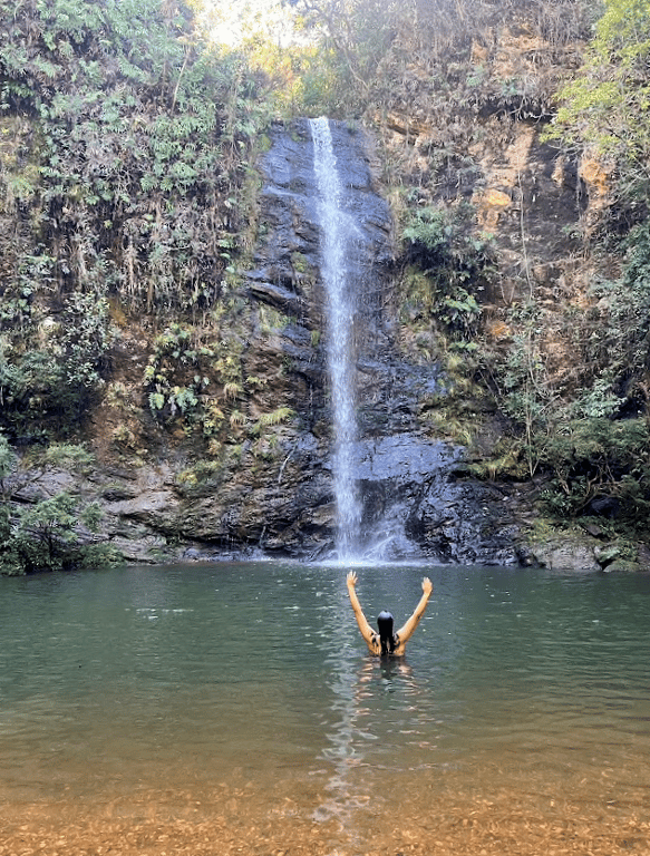 Cachoeira na Rota Jaguara