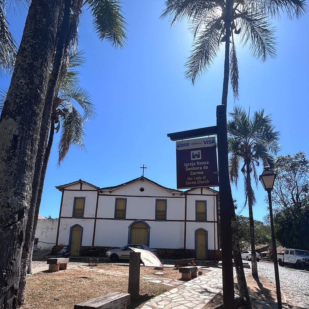 igreja do Carmo e Museu de Arte Sacra, em Pirenópolis.