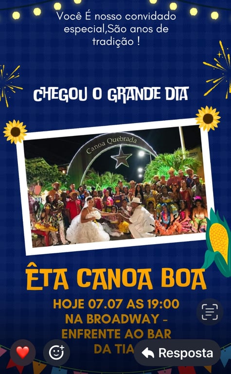 Venha celebrar a cultura e tradição Brasileira no Arraiá com delícias típicas e brincadeiras!
