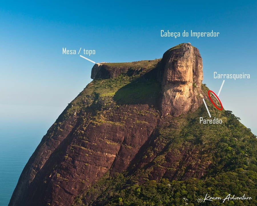 TRILHA PEDRA DA GÁVEA (via P4) - FINS DE SEMANA