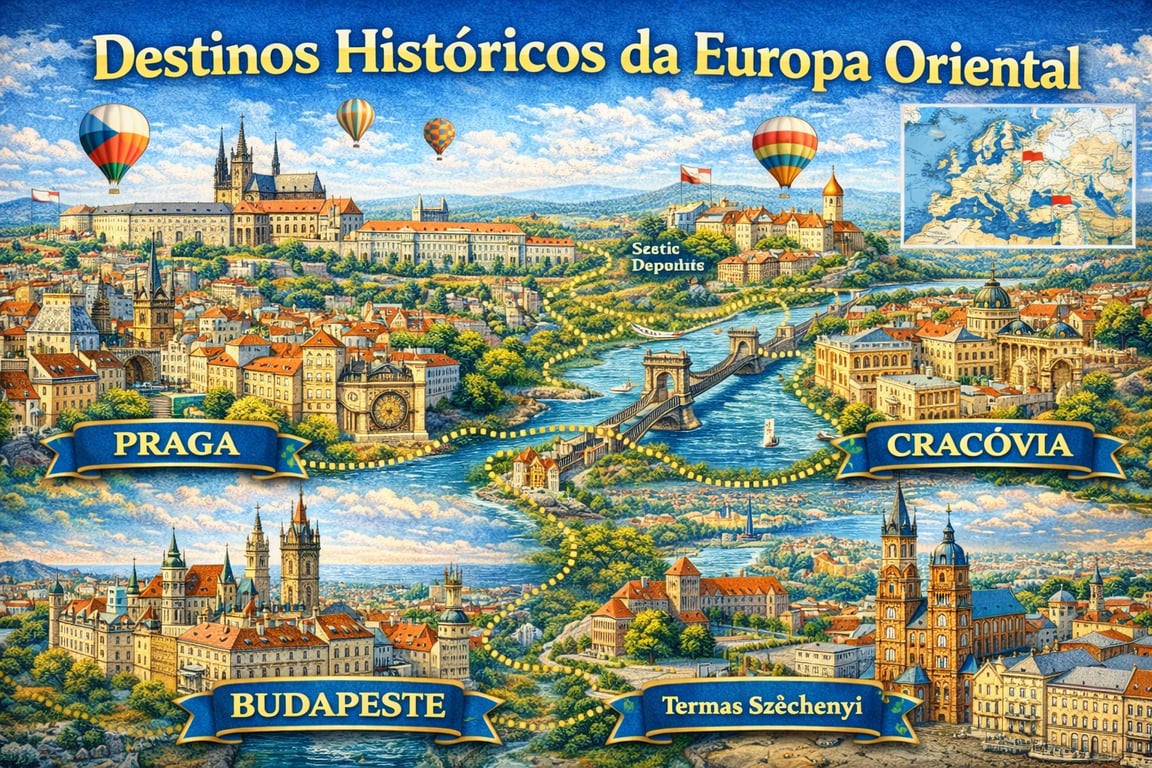 Destinos históricos da Europa Oriental