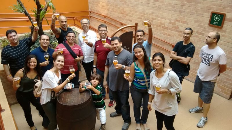 Cervejaria Bohemia, Passeio Petrópolis Imperial - Supervisores Caixa Econômica Federal Matriz RJ - Dez 2014