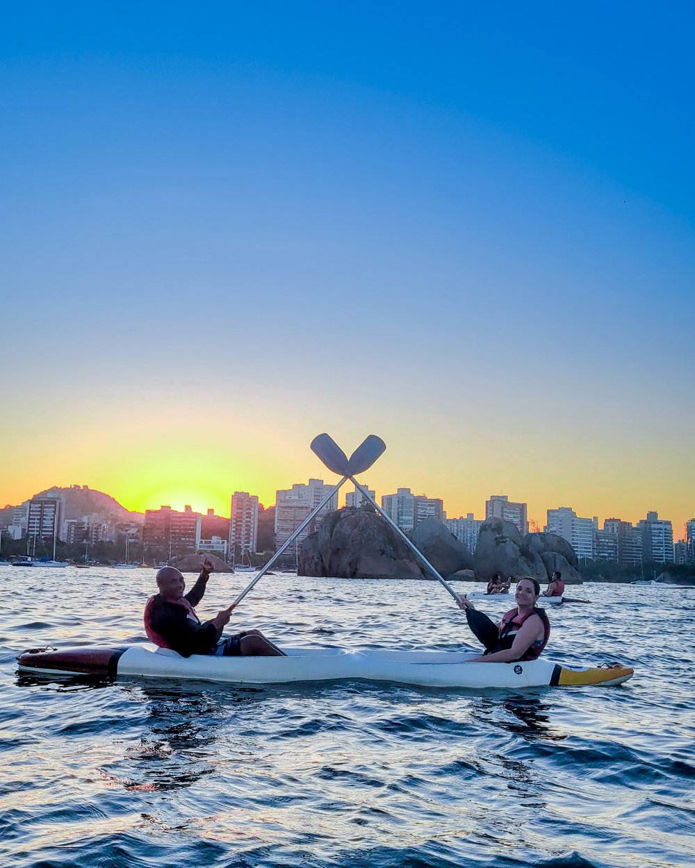 Remada de  Pôr do Sol em Vitória