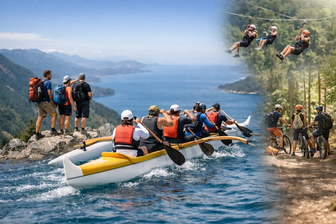 8 melhores atividades outdoor em grupo