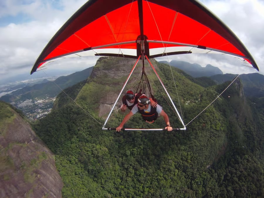 Voo de asa delta no Rio de Janeiro com instrutor - foto 4