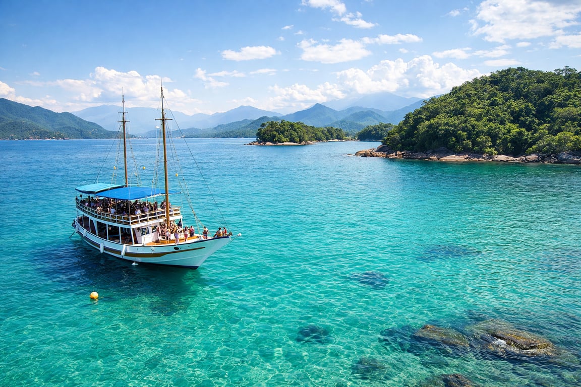Descubra os melhores passeios em Paraty, incluindo escuna, lancha e trilhas. Guia completo para aproveitar ao máximo sua viagem com conforto e segurança.