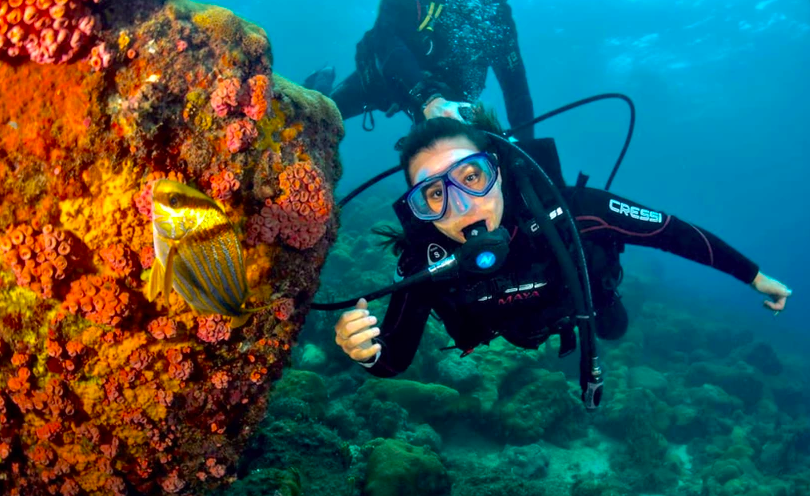 MERGULHO DE BATISMO EM ARRAIAL DO CABO