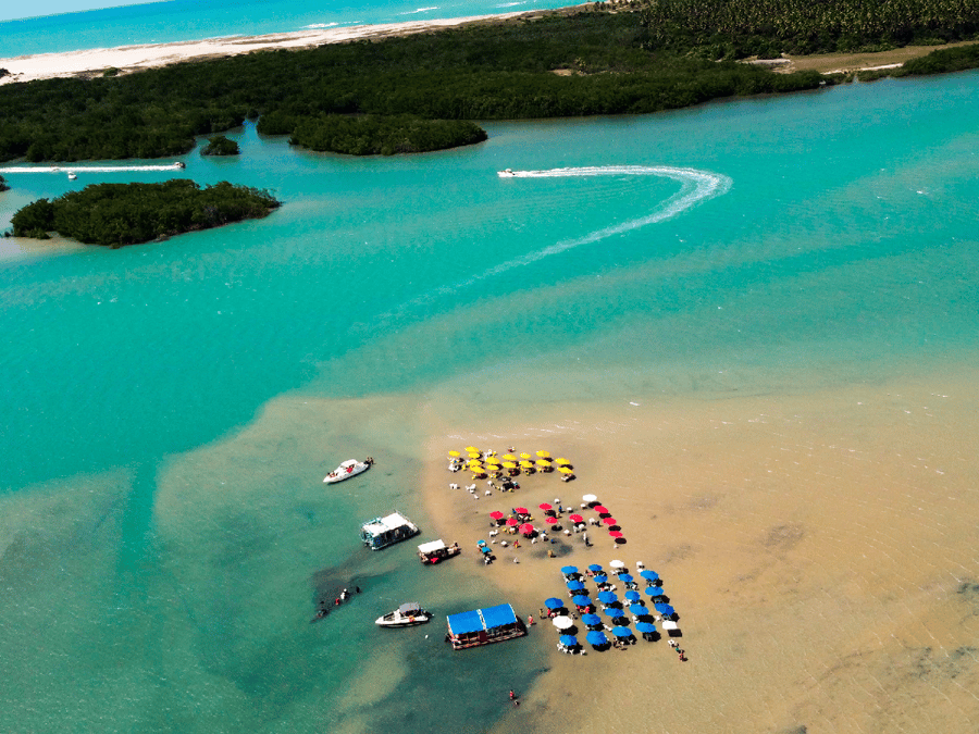 Aluguel Lancha (26 pés) - Lagoa Guaraíras