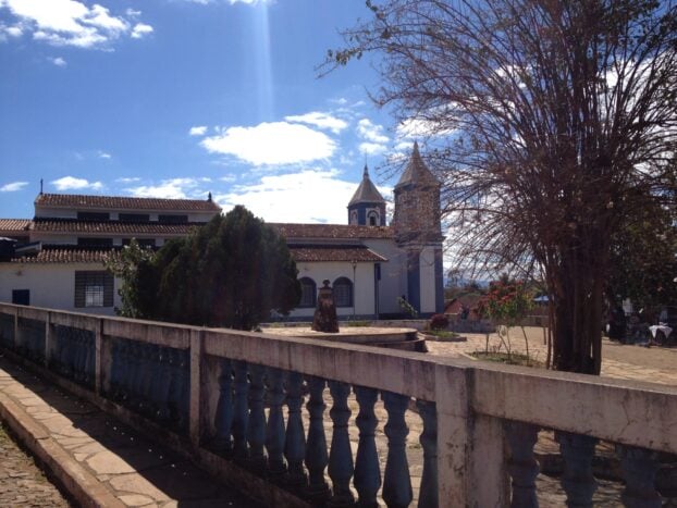 Vista da Igreja Matriz de Santo Antônio, em Santo Antônio do Leite