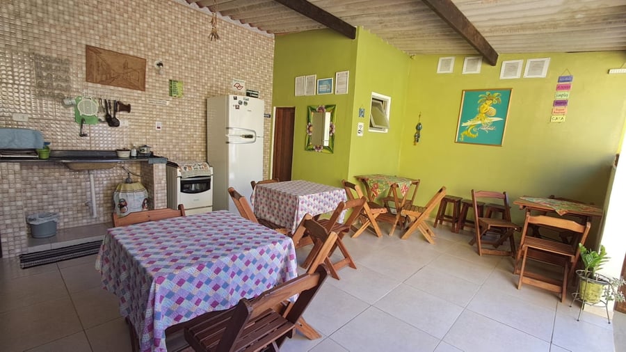 área de cozinha compartilhada