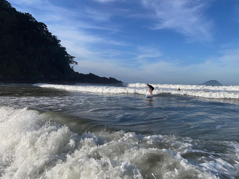 Aula de Surf na Praia de Boracéia (Avulsa)