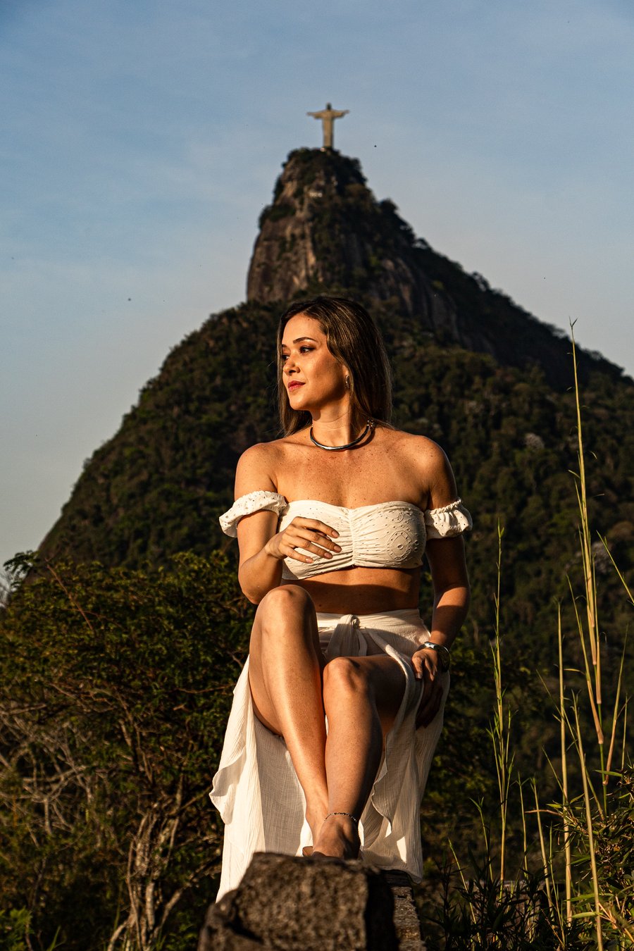 Mirante Dona Marta com vista para o Cristo