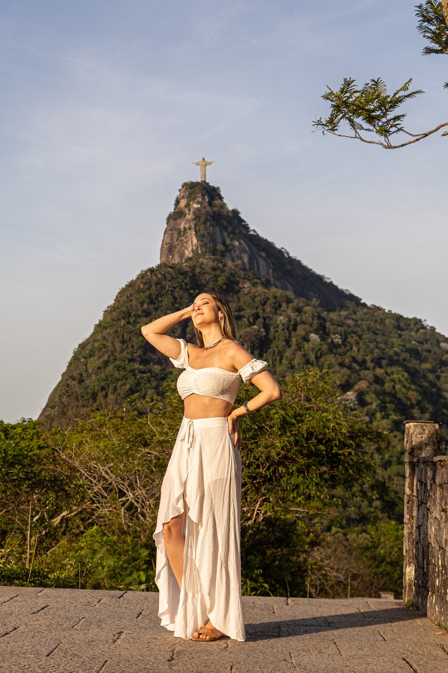Mirante Dona Marta com vista para o Cristo