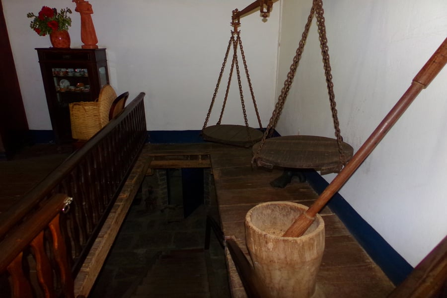 Fazenda da Taquara - pesagem do café