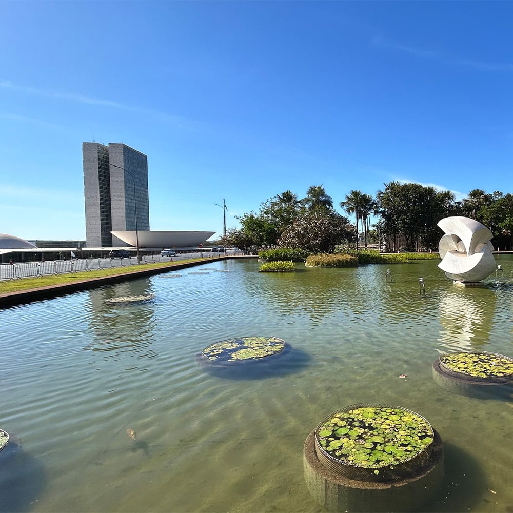Palácio do Itamaraty e Congresso Nacional