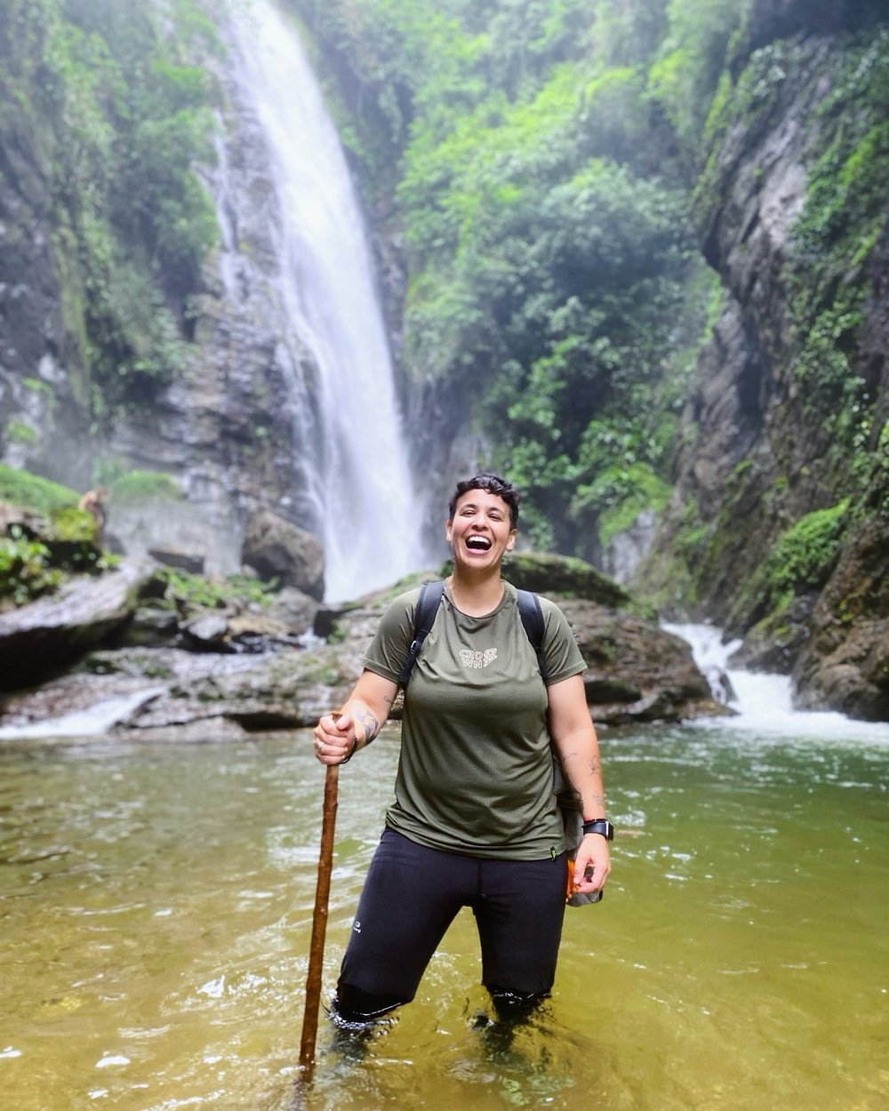 Chegada a Cachoeira do Meu Deus