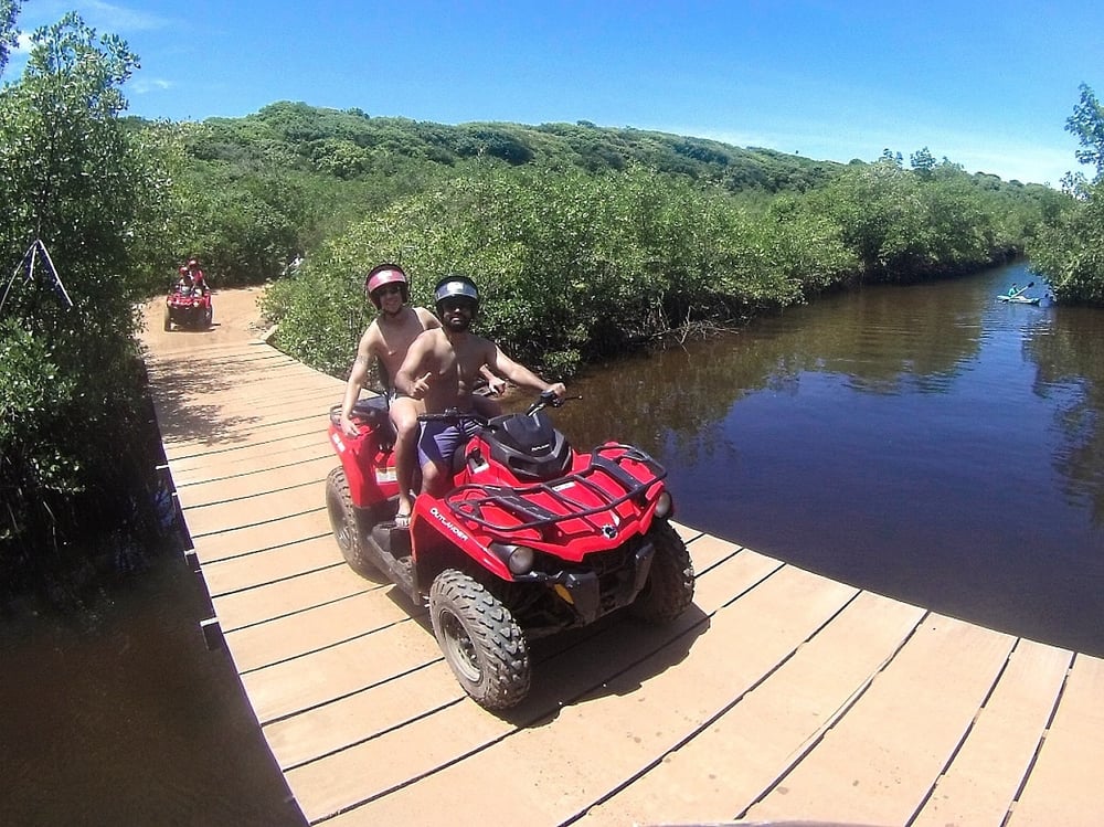 Passeio de Quadriciclo (Brp can am) rota 3, Ouro.