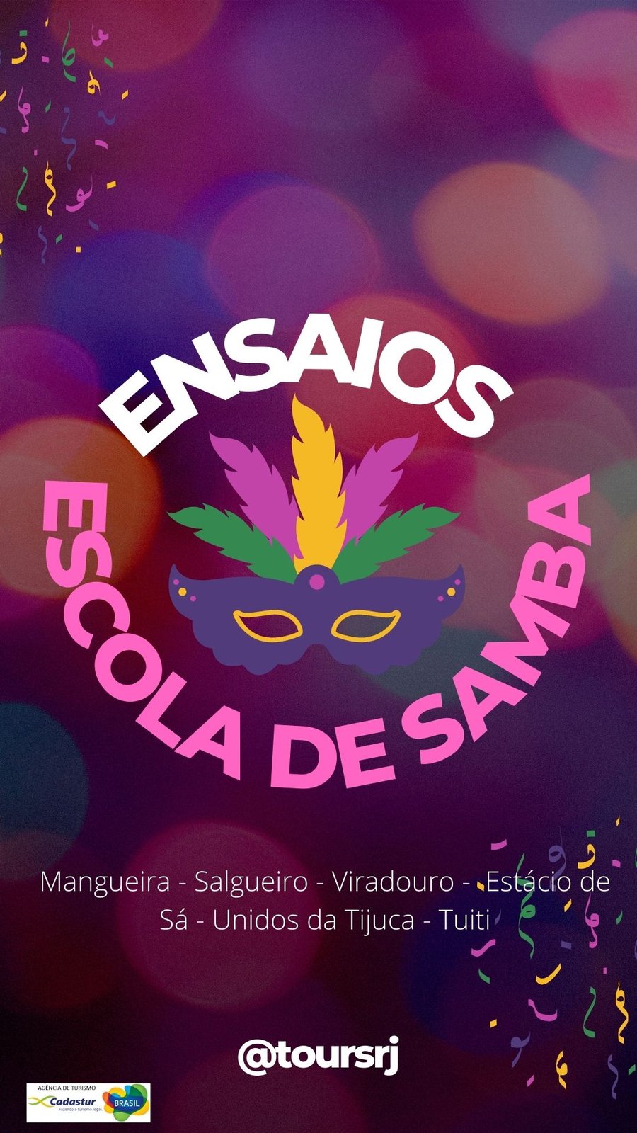 ENSAIOS DE CARNAVAL: Escolas de Samba