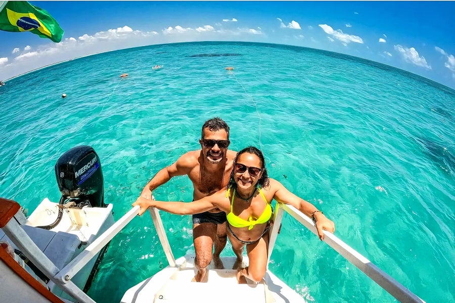 clientes no Catamarã