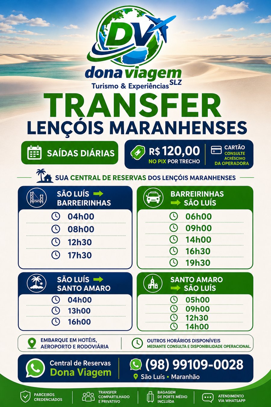 Sua Central de Reservas dos Lençóis Maranhenses