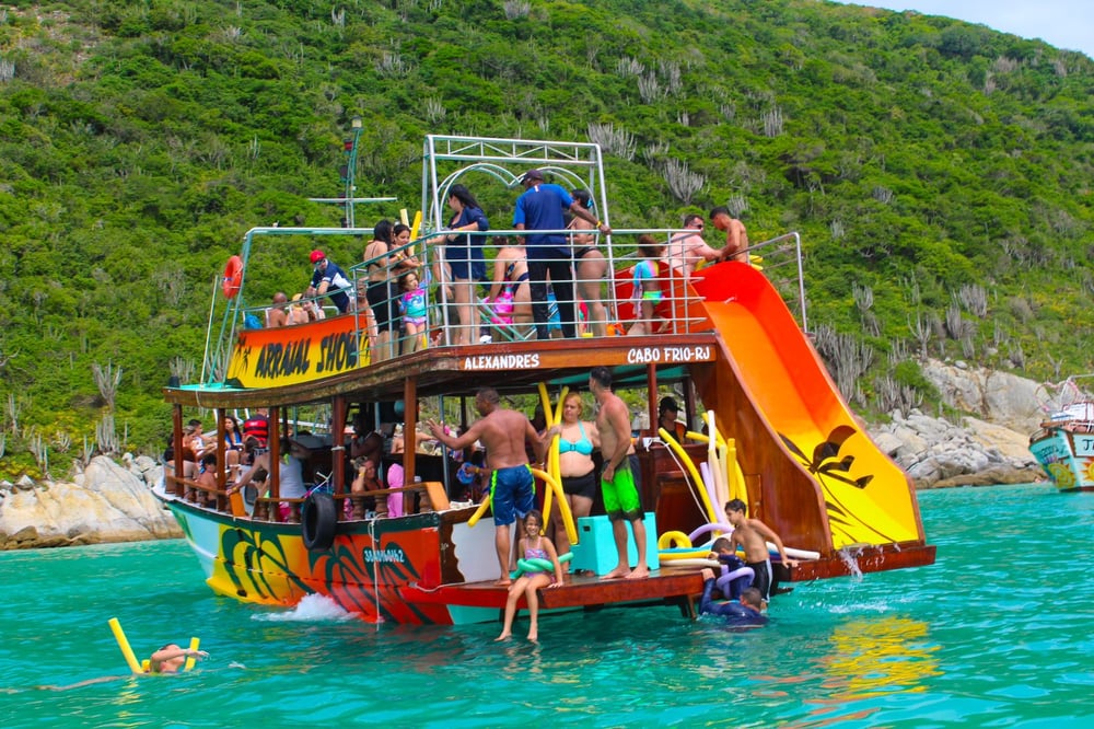 Barco com Tobo água - 2 Andares  
