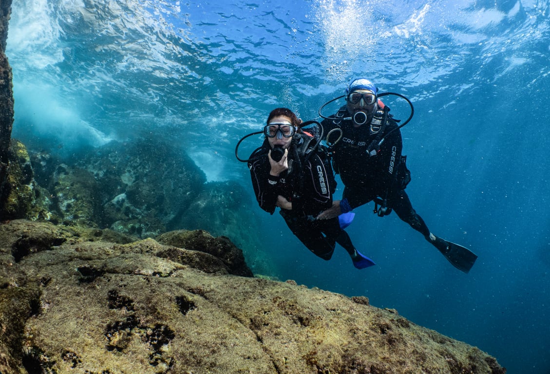 Mergulho para credenciados em Arraial do Cabo