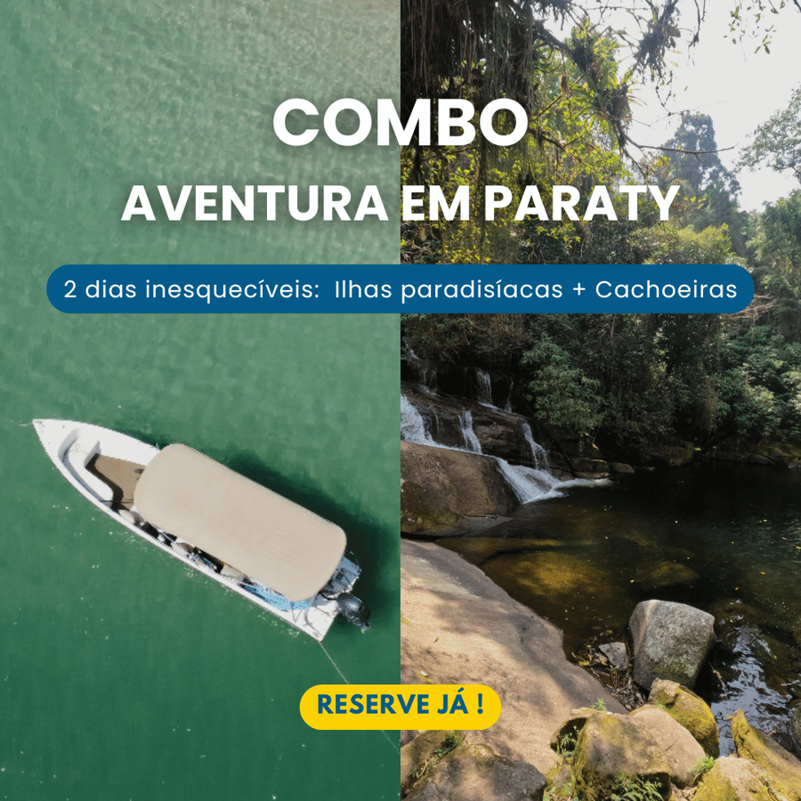 Combo Aventura em Paraty - Lancha Compartilhada e Jipe
